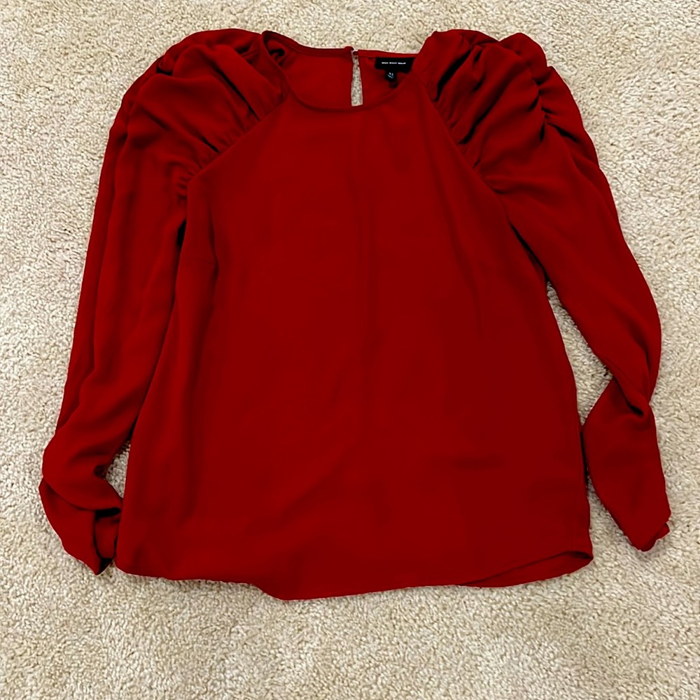 Red blouse